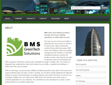 Tablet Screenshot of bmsgreentech.com